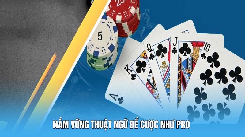 Nắm vững thuật ngữ để cược như Pro